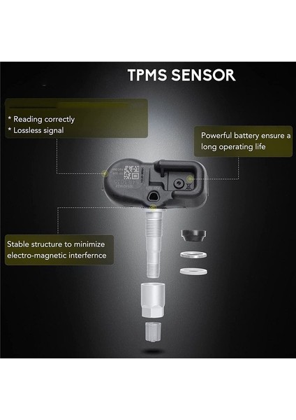 4pcs Lastik Basınç Sensörleri Tpms 42607-33021 42607-06011 Scion Için Toyota Corolla Rav4 Prius Lexus ES350 RX350 PMV-107J (Yurt Dışından) indirimleri