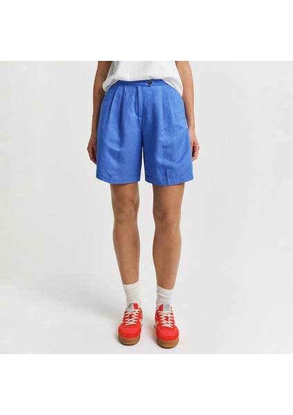 Kadın Mavi Relaxed Fit Şort fiyatları