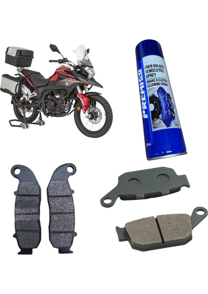 Mondial Rx3 Evo Ön Arka Fren Balatası Balata Sprey Hediye