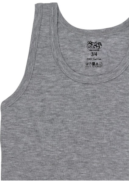 Erkek Çocuk Atlet 3'lü Ribana (%100 Pamuk) modelleri