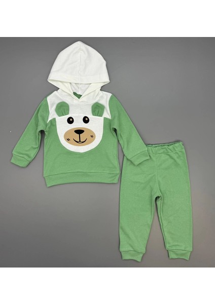 Erkek Çocuk Kapşonlu ve Kulaklı Alt Üst Ikili Gündelik Takım fiyatları