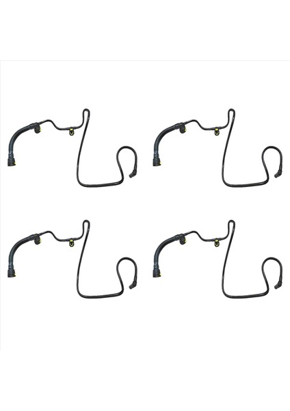 4x 1192Q7 Krank Kordalı Havalandırma Boruları Peugeot Için Hortum Montajı 206 207 307 (Yurt Dışından)