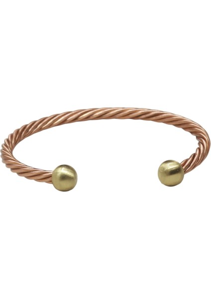 Mıknatıslı Burgulu Bakır Bileklik Şıklığı ve Sağlığı Bir Arada Sunuyor modelleri