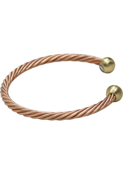 Mıknatıslı Burgulu Bakır Bileklik Şıklığı ve Sağlığı Bir Arada Sunuyor fırsatları