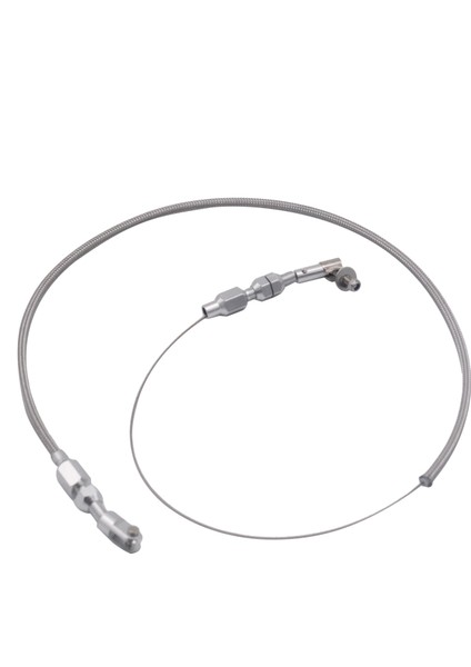 Mopar Ford Gm Chevrolet Için 24 Inç Kısa Kablo Örgülü Paslanmaz Çelik Evrensel Hızlandırıcı (Yurt Dışından) fiyatları