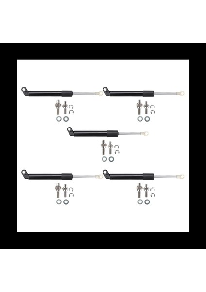 Toyota Için 5x Hilux Vigo Sr5 2005-2015 Arka Bagaj Kuyruk Asansörü Gaz Dikkat Çubuk Kol Şokları Damper (Yurt Dışından)