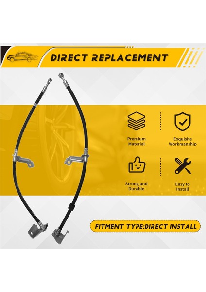 Kia Sorento 2016-2019 Için Araba Fren Hortumu 58731-C5000 58732-C5000 (Yurt Dışından) indirimleri