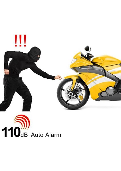 Motosiklet Disk Fren Kilidi Motosiklet Bisiklet Scooter Güvenlik Kilidi Su Geçirmez Alarm Sesi Hatırlatma Kablosu (Yurt Dışından) fiyatları