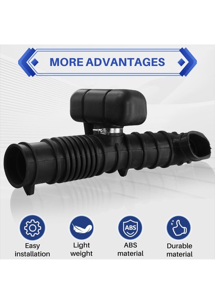 Araç Hava Hortumu Hava Hava Emme Borusu Giriş Hortumu Mitsubishi Pajero Için Hava Oluklu Tüp 4G64 Motor MR481943 MR266284 (Yurt Dışından) fırsatları