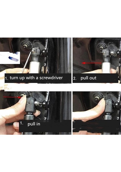 Toyota Prius Için 2010-2015 Bagaj Kapağı Arka Bagaj Gaz Springlift Şok Dikişlerini (Yurt Dışından) modelleri