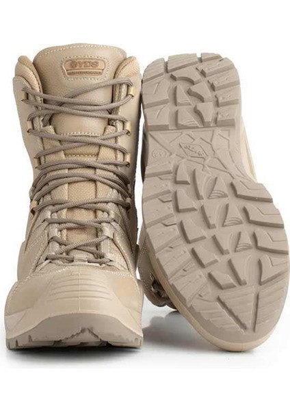 Astor Fermuarlı Bot -Bej