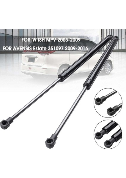 2 Adet Araba Arka Bagaj Asansörü Toyota Için Gaz Struts Şoklarını Dilek Mpv Avensis Estate 2003-2016 351097 68950-05081 (Yurt Dışından) fiyatları