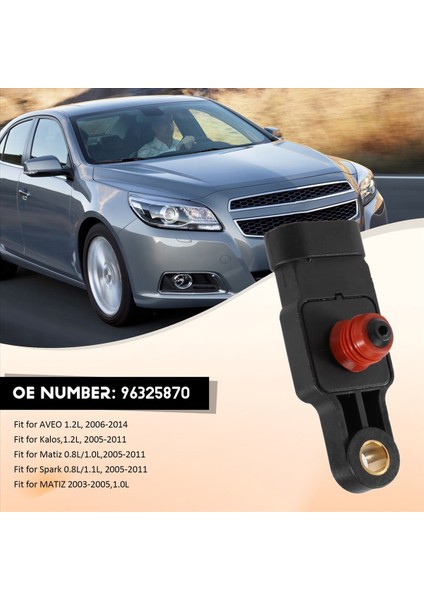 Chevrolet Aveo Kalos Matiz Spark Nubira Lacetti Daewoo Tico Için Manifold Mutlak Basınç Harita Sensörü 0 8 1 0 1 2 1 4 96325870 (Yurt Dışından) indirimleri