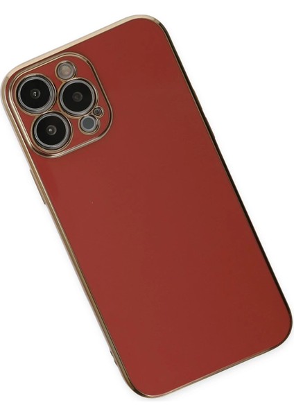 Apple iPhone 14 Pro Max Kılıf Volet Silikon - Kırmızı