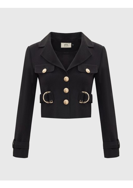 Tomris Kadın Ceket Siyah