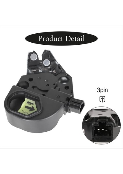 Araba Bagaj Kapağı Kilit Güç Gagası Mandal Bagaj Kilidi ZC581SB 2013-2015 Honda Civic Auto Parts (Yurt Dışından) fiyatları