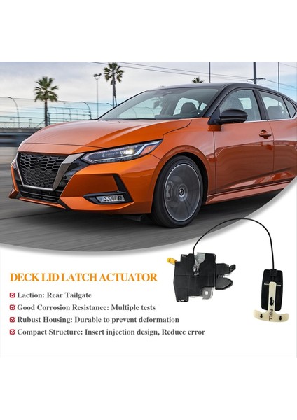 Araba Bagaj Kilidi Bagaj Bagajı Kilit Bagaj Kapağı Mandalı Aktüatör 84630-ET02A Nissan Sentra 2007-2012 Için 84630ET02A (Yurt Dışından) fırsatları