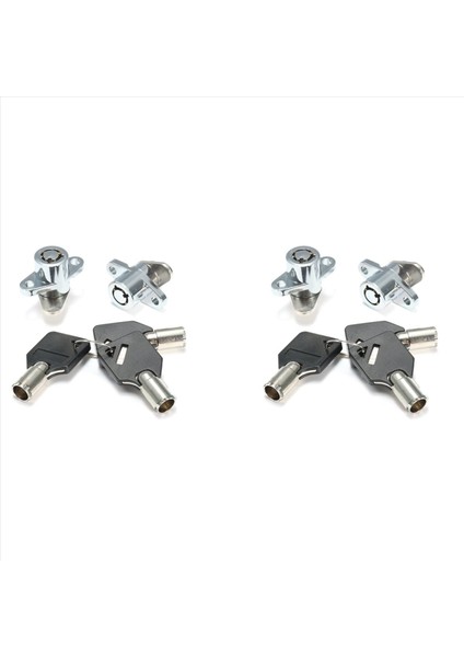 4x Sert Saddlebag Lock 3 Anahtarlar Harley Touring Electra Glide Road King Yeni Için Set (Yurt Dışından)