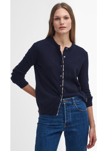 Pendle Triko Hırka NY78 Navy/hessian Tartan