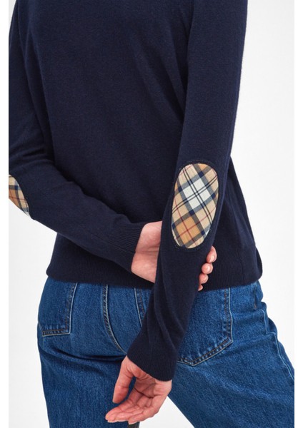 Pendle Triko Hırka NY78 Navy/hessian Tartan