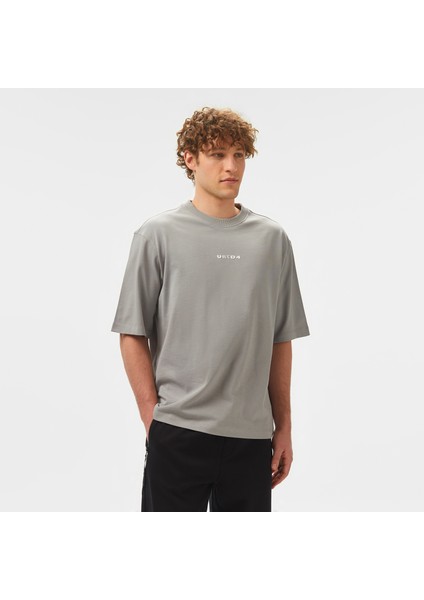 Classic Erkek Gri T-Shirt