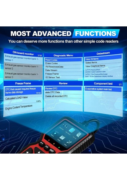 Obd2 Tarayıcı Canlı Veri Profesyonel Mekanik Diyagnostik Kodu Okuyucu Aracı Motor Işığı Pil Voltaj Testi (Yurt Dışından) modelleri