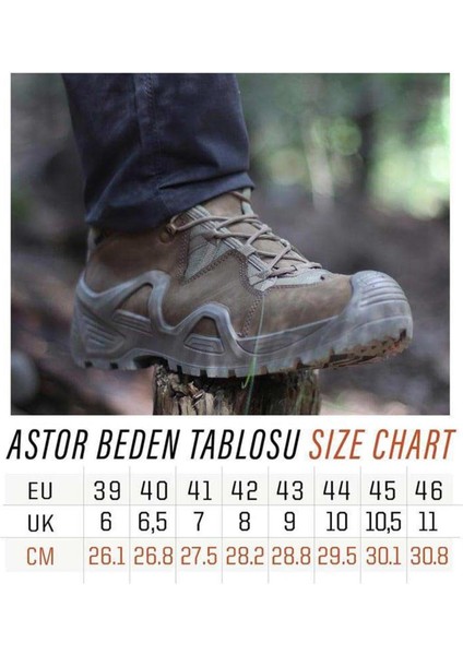 ASTOR MID CUT BOT -SİYAH