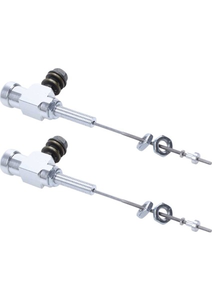 2x Motosiklet Hidrolik Debriyaj Master Silindir Çubuk Fren Pompası M10X1 25MM Alüminyum Gümüş (Yurt Dışından)