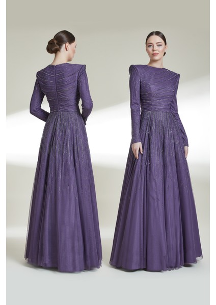 Abiye Elbise 9207-MOR