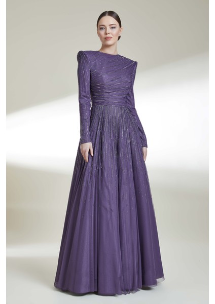 Abiye Elbise 9207-MOR fiyatları