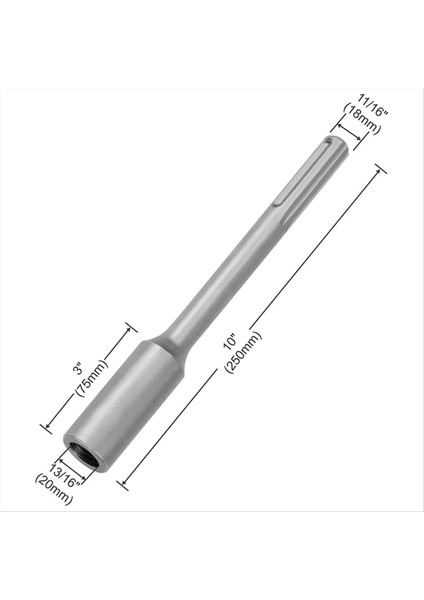 5/8 Inç ve 3/4 Inç Öğütülmüş Çubuklar Için Sds-Max 18MM Shank Toprak Çubuk Sürücüsü Sds Max Rotary Hammers ile Çalışın (Yurt Dışından) fiyatları