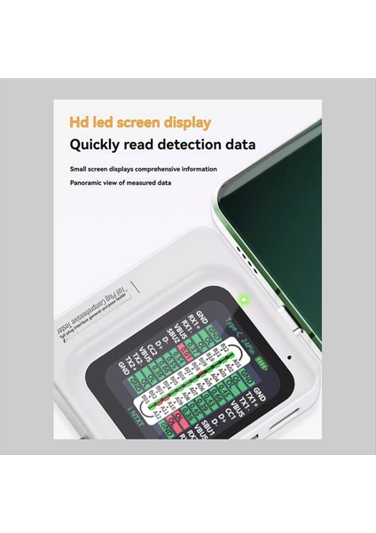 TNS360 Cep Telefonu Kuyruk Fişi Kapsamlı Dedektörü 30V-5A Ios Teye-C Için 3&#39 Ü 1 Arada Temizleme Tarafın (Yurt Dışından) fırsatları