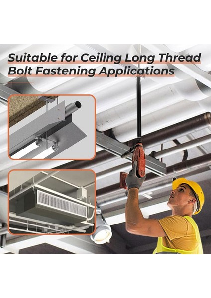 9/16 Inç Içi Boş Soket Uzun Dişli Tavan Cıvataları Için 0 64 Inç Hex Shank ile Içi Boş Somun Sürücüsü Uygulamalar (Yurt Dışından) indirimleri