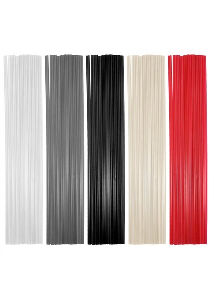 50PCS Plastik Kaynak Çubukları - Sıcak Hava Aletleri Için Pp/pvc/pe Plastik Kaynakçı Çubukları 10 Inç (Her Renk 10 Adet) (Yurt Dışından)
