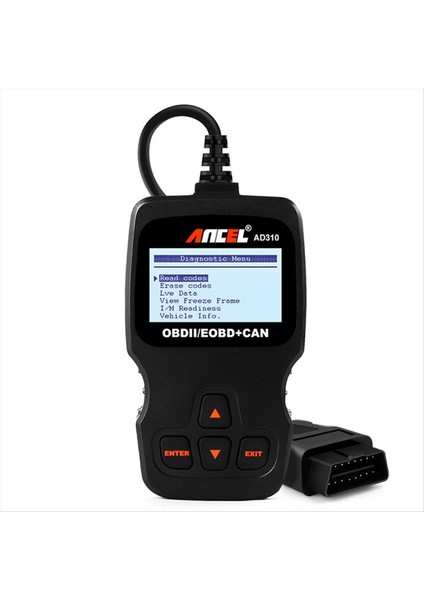 Ancel AD310 Araba Emgine Obd Ll Scanner Kezoler Obd 2/eobd+Araba Teşhis Araç Fişi ve Oynat (Yurt Dışından)