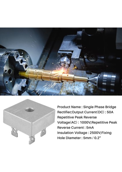 Tek Faz Diyot Köprüsü Doğrultucu 50A 1000V KBPC5010 Yeni (Yurt Dışından) fiyatları