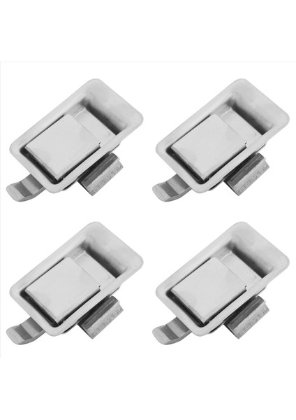 4x Paslanmaz Çelik Gömülü Monte Edilmiş Mandal Mini Floş Montajı Rv/kamp/römork/dolap/alet Kutusu Vb Için Kilidi (Yurt Dışından)