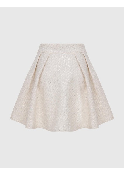 Hera Kadın Ekru Etek