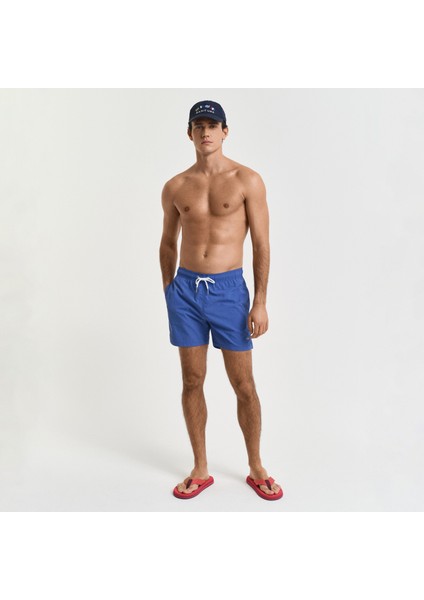 Erkek Lacivert Regular Fit Mayo Şort