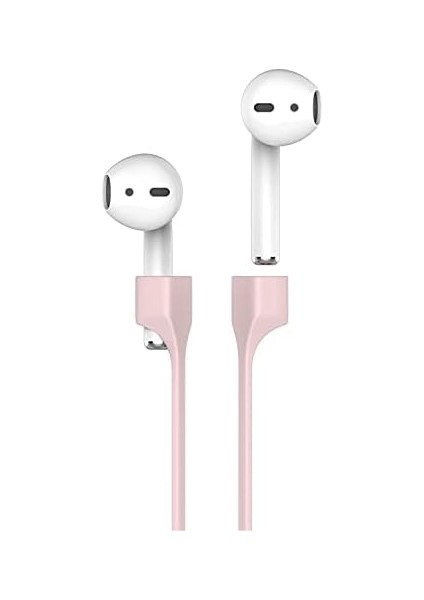 Airpods Uyumlu Mıknatıslı Kulaklık Askısı – Boyun Askısı – Airpods 1-2-3 Pro Uyumlu – Silikon Kordon – 74CM – Spor & Günlük Kullanım – Düşmeye Karşı Koruma Pembe modelleri