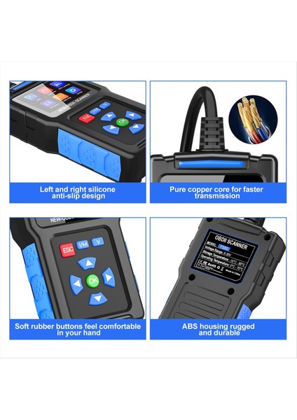 T200 Obd2 Tarayıcı Araç Kodu Okuyucu Tarayıcı Teşhis Araçları Evrensel Arabalar Için Verileri Okuyun ve Görüntüle (Yurt Dışından) fırsatları