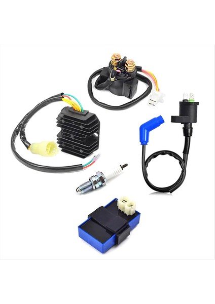 30410-HC4-770 Cdı Kutusu Ateşleme Voltaj Regülatör Doğrultucu Röle Kiti Honda Fourtrax 300 TRX300 TRX300FW 1993 (Yurt Dışından)