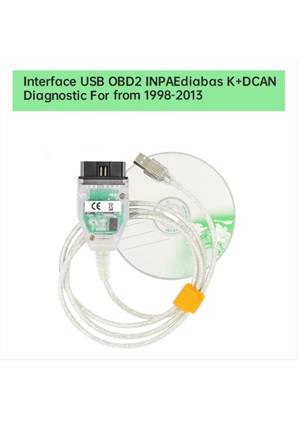 Arayüz USB Obd2 Inpa/edıabas K+Dcan Bmw Için 1998&#39 Den 20013&#39 E Kadar (Omnitec Arayüzünde Olduğu Gibi Tüm Işlevler) B (Yurt Dışından) modelleri