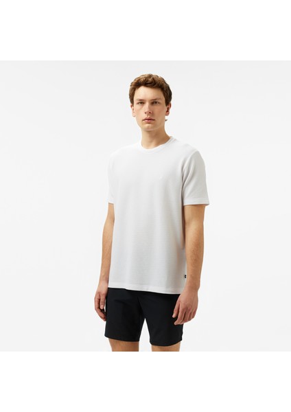Erkek Beyaz Regular Fit T-Shirt