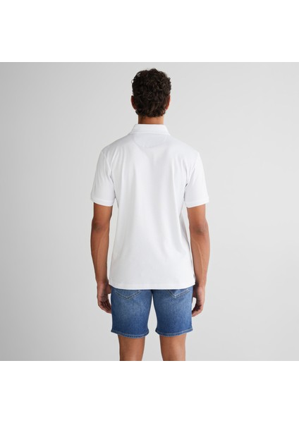 Erkek Beyaz Slim Fit Polo fiyatları