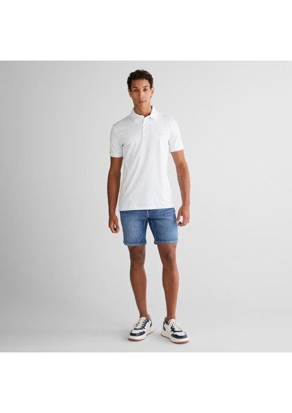 Erkek Beyaz Slim Fit Polo modelleri