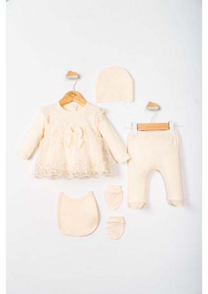 Kız Bebek Mevlütlük Hastane Çıkışı 5’li Set