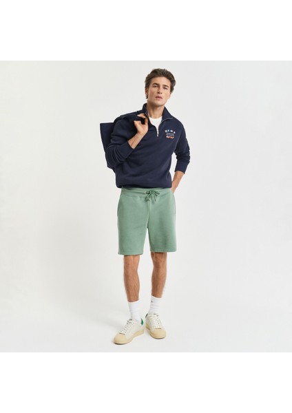Erkek Yeşil Regular Fit Şort