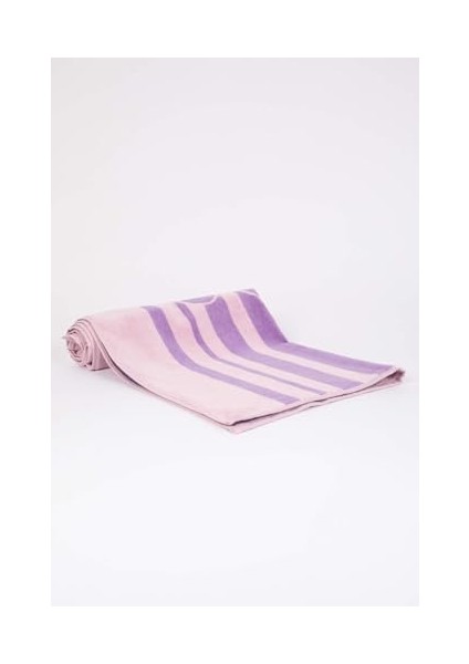 Kadın Kadın Pamuklu Plaj Havlusu, Lila, fiyatları