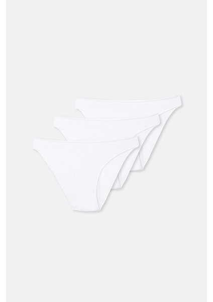 Kadın Düşük Bel Izsiz 3'lü Paket Slip Külot 5101KC